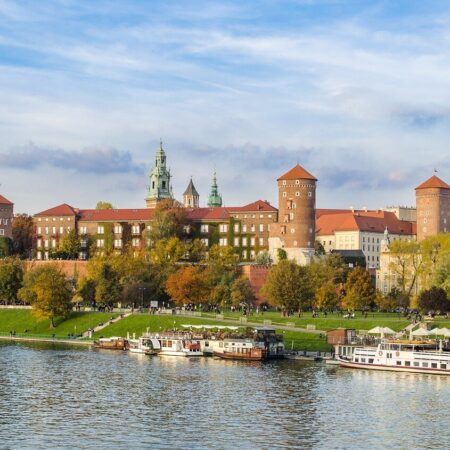 Atcracow Tour Castle River Boats Autumn Trees
