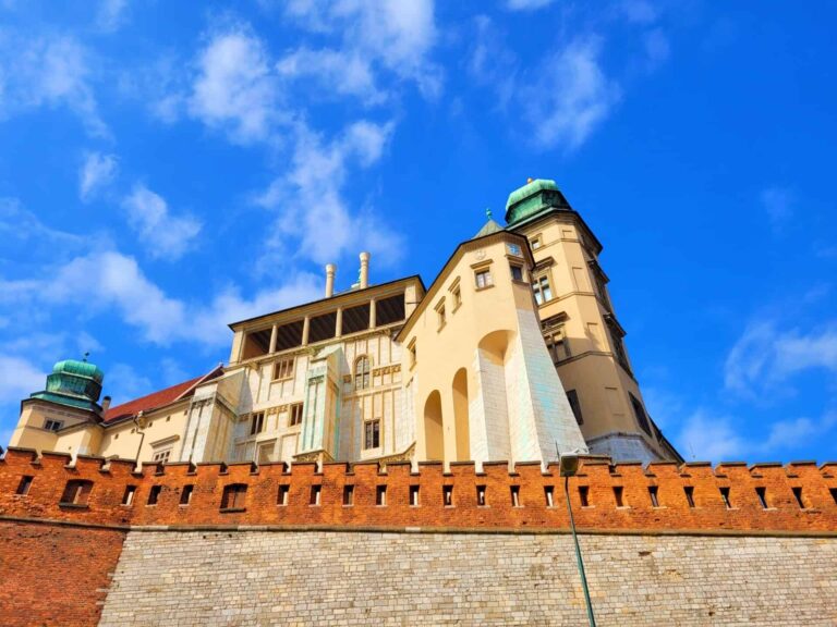 Atcracow Tour Castle Wall Blue Sky