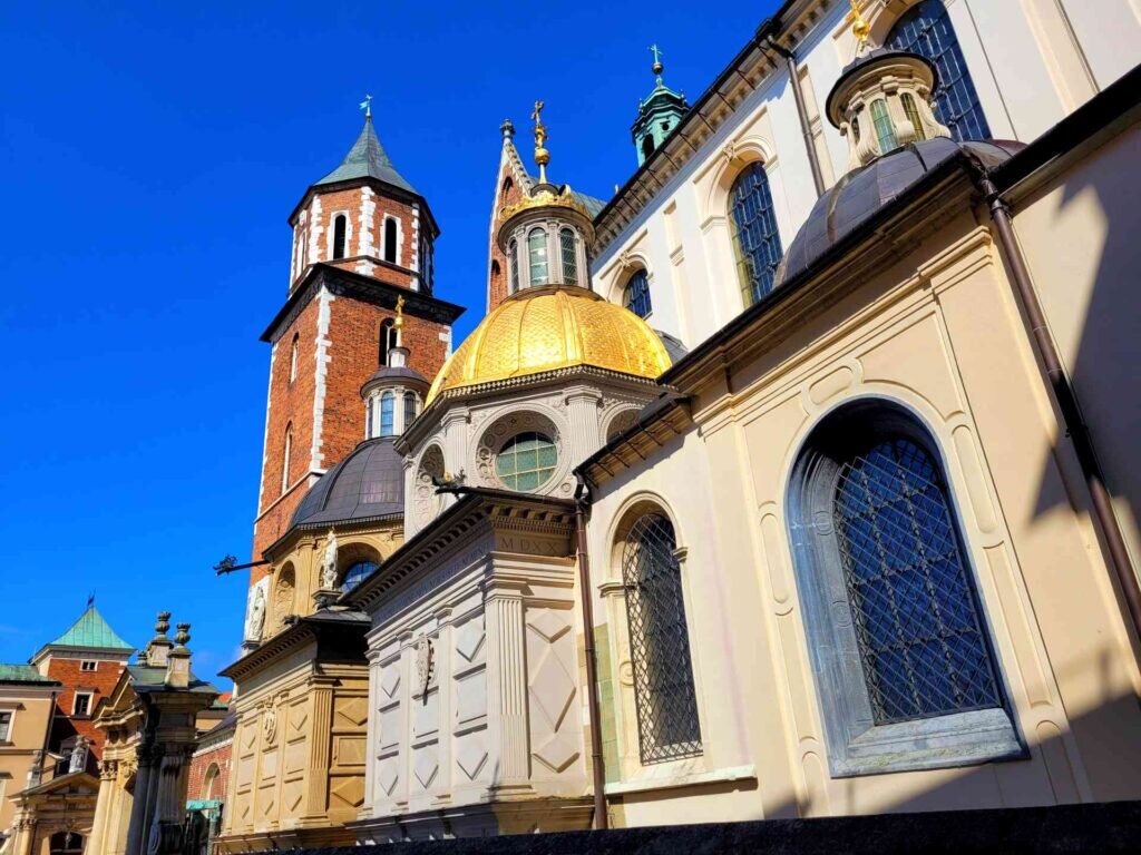 Atcracow Tour Golden Dome Brick Tower Architectural Details 