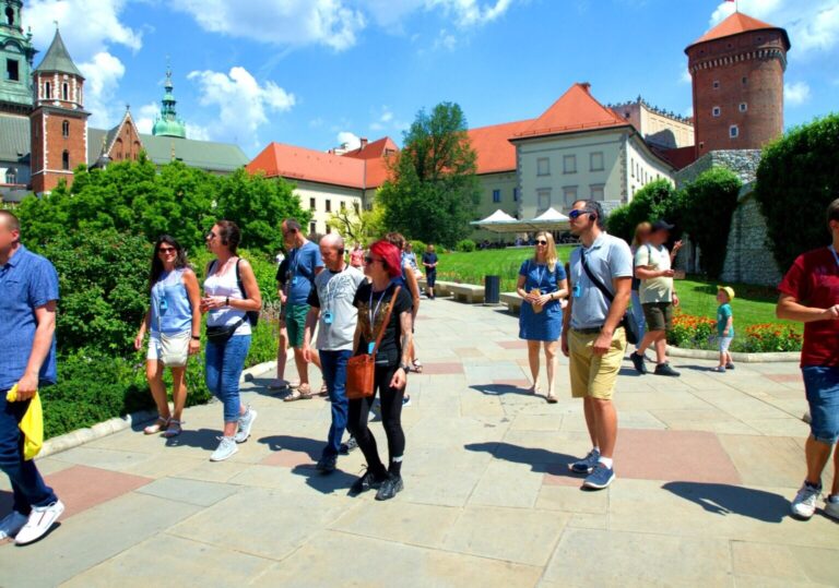 Atcracow Tour Tourists Walking Historical Park 