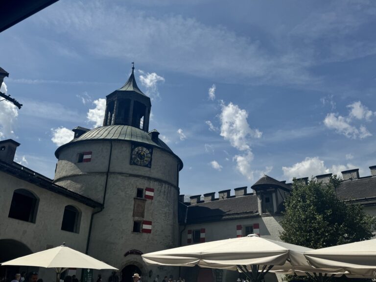 Bobstours Tour Historic Tower Clouds Sunny Day