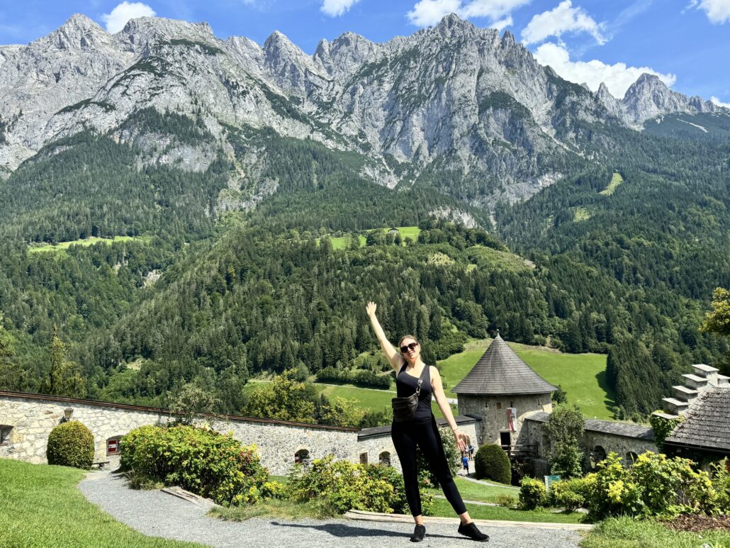 Bobstours Tour Woman Mountains Greenery Stone Architecture