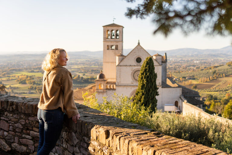 Discoveryguidedtours Tour Woman Stone Wall Church Landscape