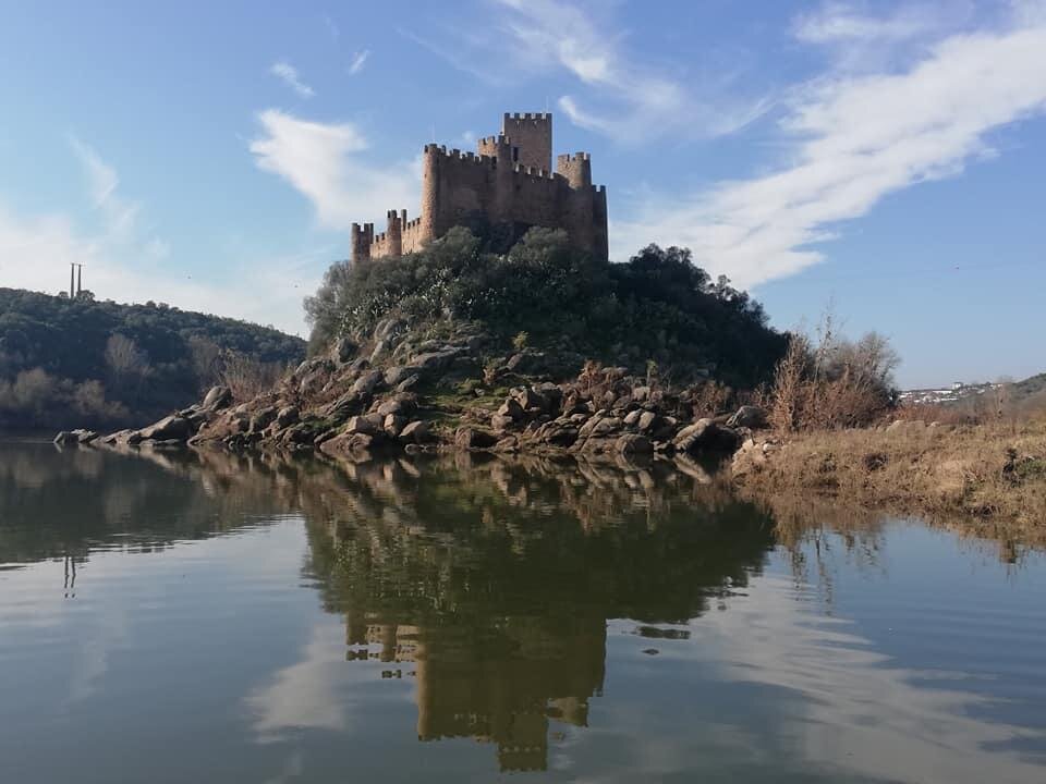 Estreladalva Tour Castle Reflection Water Rocks