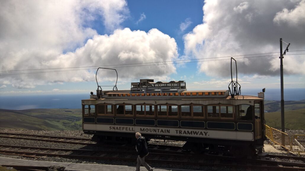 Guidedtoursofmann Tour Snaefell Mountain Tramway Clouds Sea