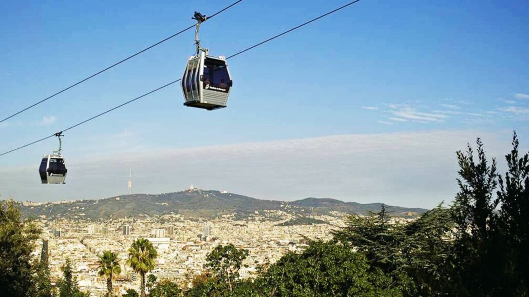 Inoutbarcelona Tour Cable Cars City View Mountains