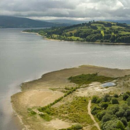 Irish Luxury Day Tours Tour River Green Hills Cloudy Sky