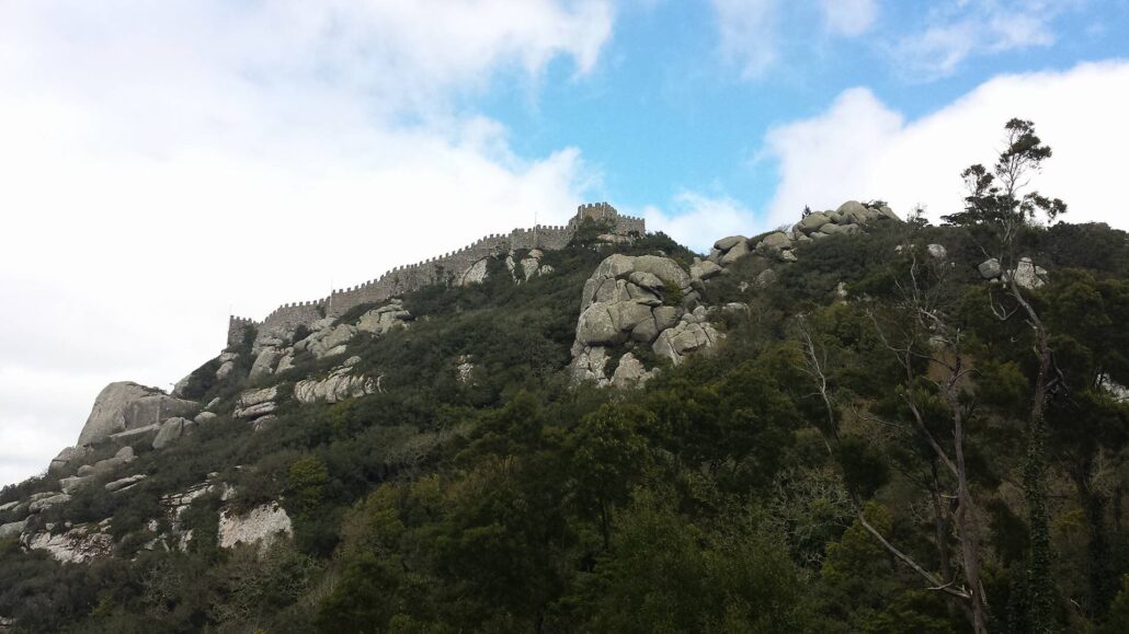 Lisbononwheels Tour Castle Rocky Hill Blue Sky