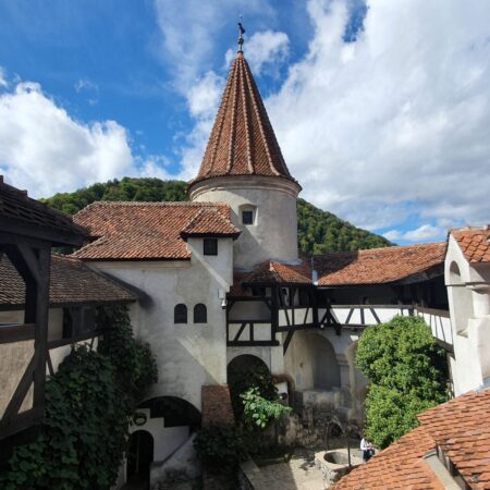 Marastours Tour Medieval Tower Courtyard Rooftops