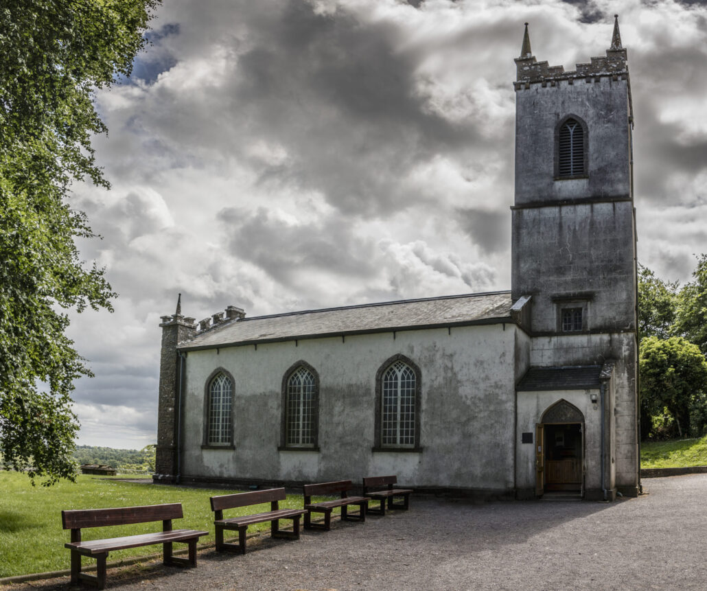 Newgrangedaytours Tour Church Tower Bench Clouds