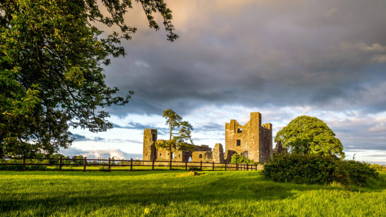 Newgrangedaytours Tour Ruins Green Grass Fence 