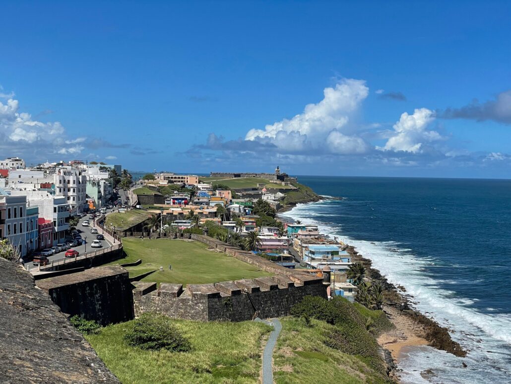 Patriatourspuertorico Tour Coastal View Colorful Houses Fortress