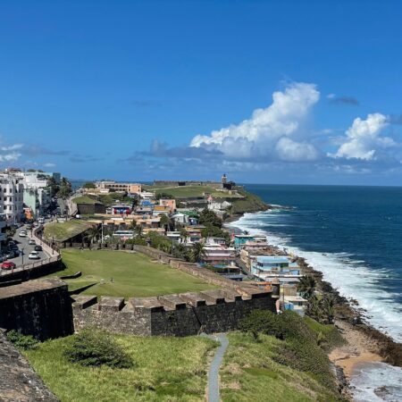 Patriatourspuertorico Tour Coastal View Colorful Houses Fortress