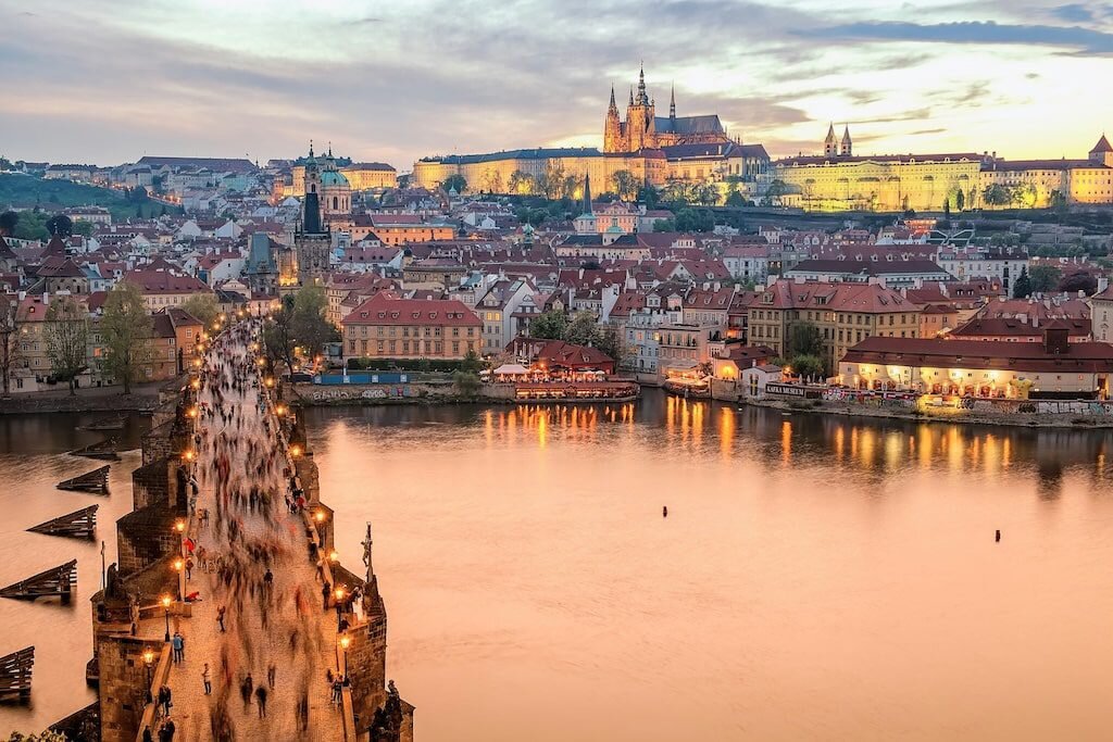 Praguecityadventures Tour Charles Bridge Prague River Castle