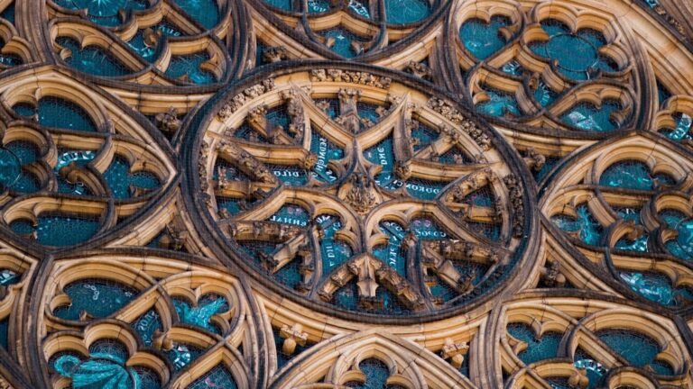 Praguecityadventures Tour Gothic Architecture Stained Glass Window