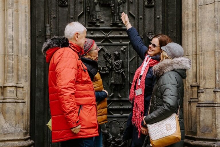 Praguecityadventures Tour Tourists Guided Door Detail