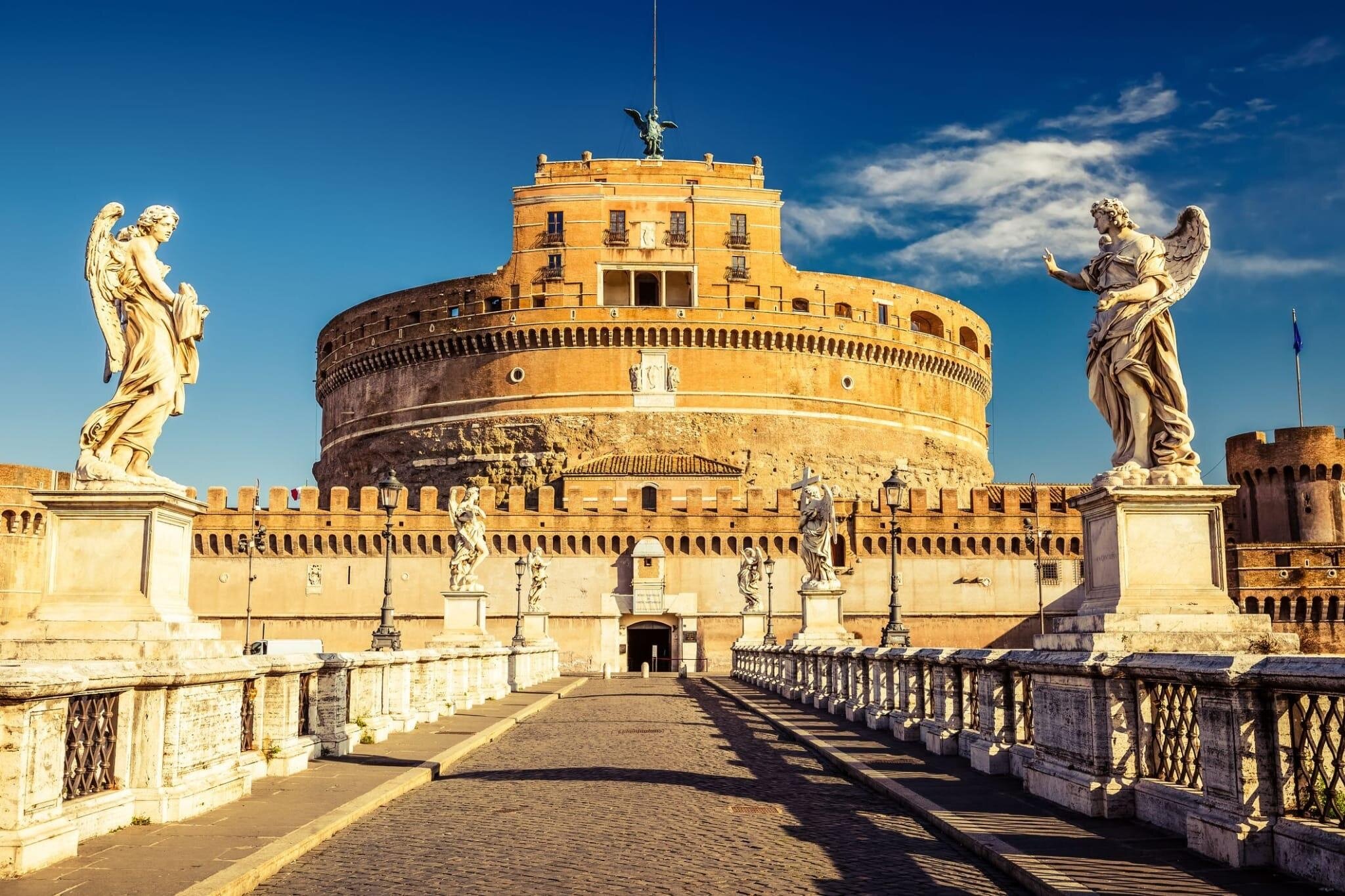 Romefreewalkingtour Tour Castel Sant Angelo Bridge Statues