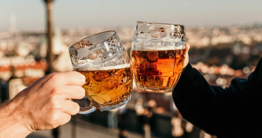 Segwayfun Tour Cheers Beer Glasses Sunset