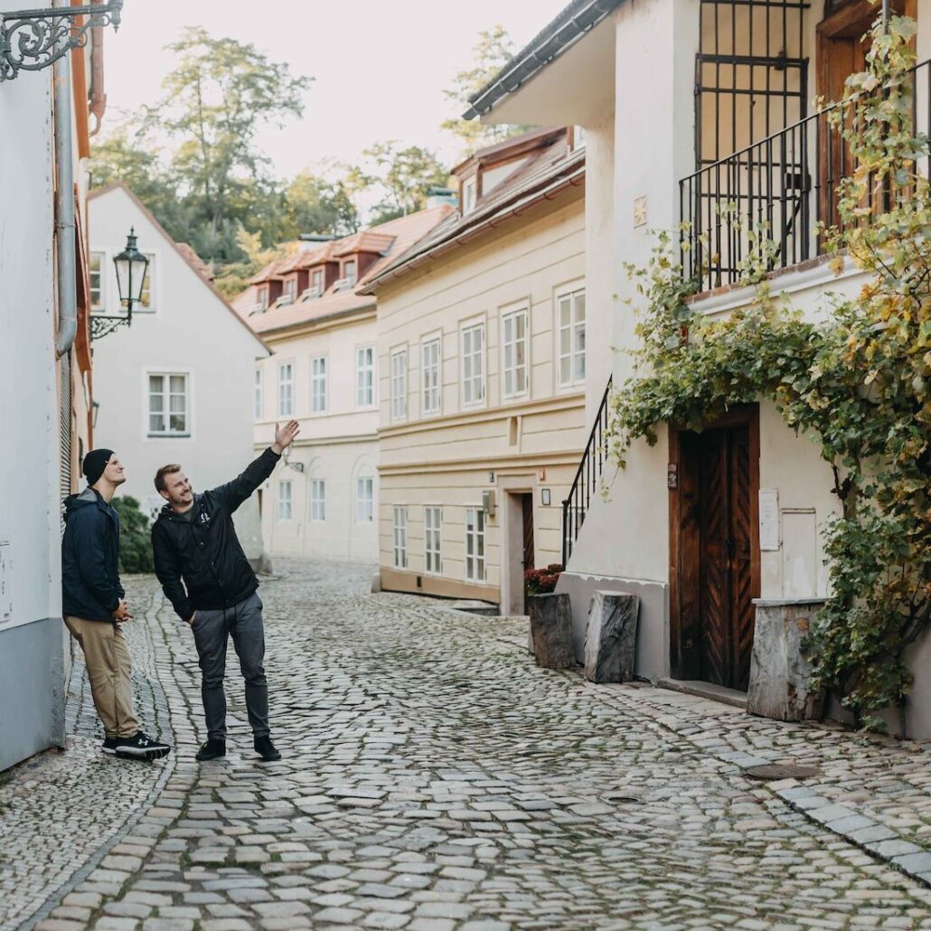 Segwayfun Tour Cobblestone Street Historical Buildings