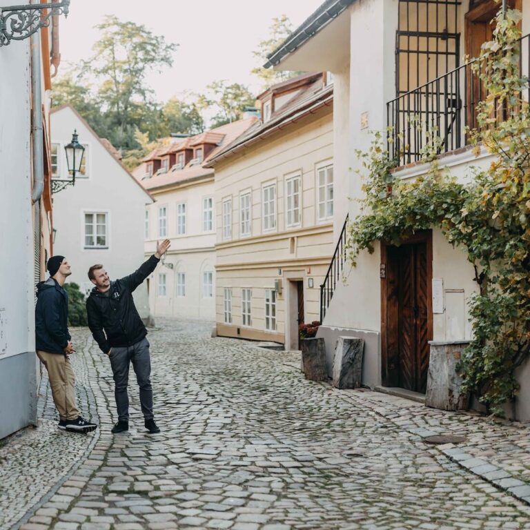 Segwayfun Tour Cobblestone Street Historical Buildings
