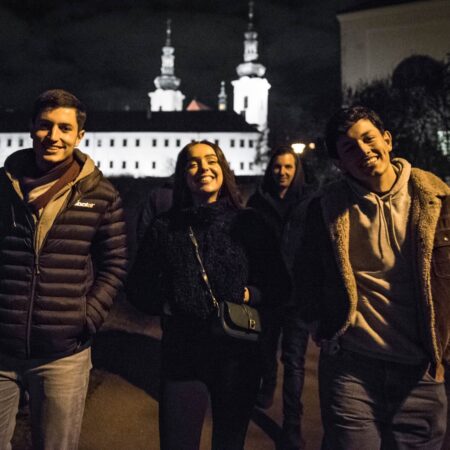 Segwayfun Tour Friends Night Walk Historic Building