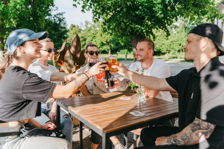 Segwayfun Tour Friends Toast Sunny Patio