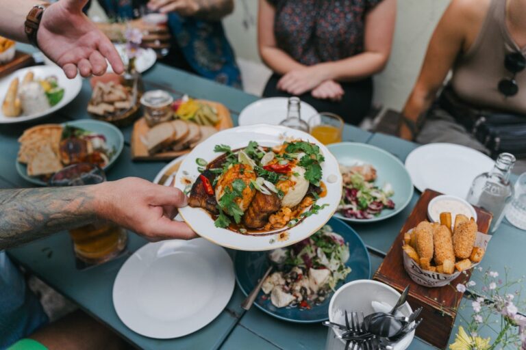 Segwayfun Tour Hand Plate Food Table Friends