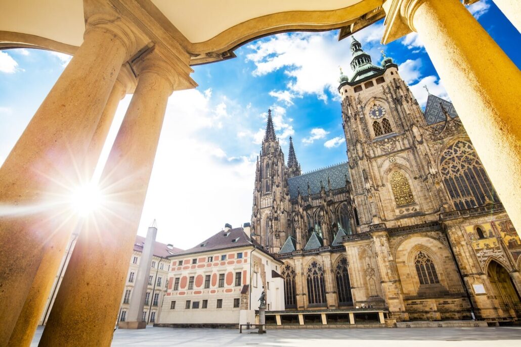 Segwayfun Tour Sunlight Columns Cathedral Architecture