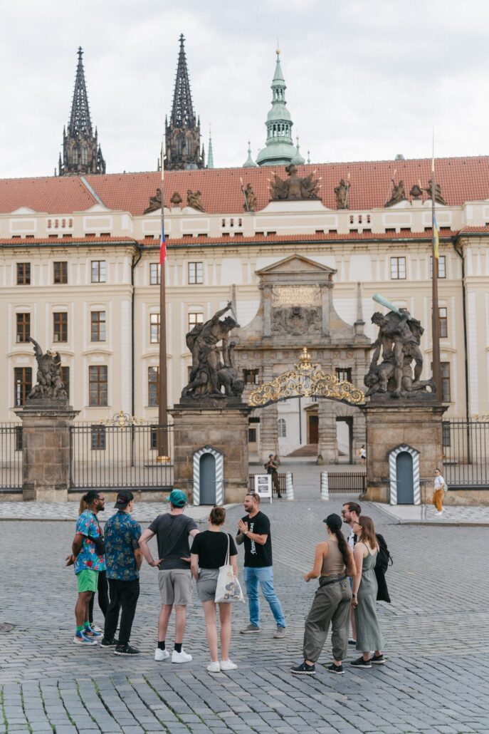 Segwayfun Tour Tour Group Prague Castle Gate