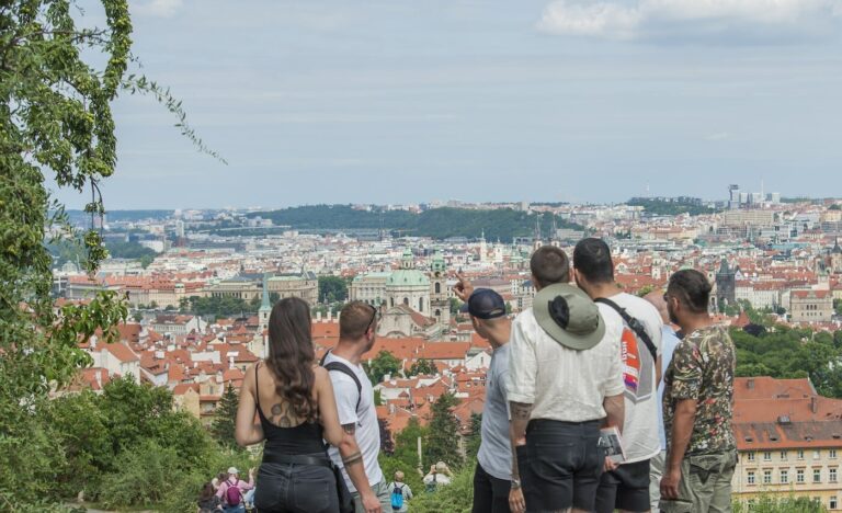 Segwayfun Tour Viewers Cityscape Red Roofs