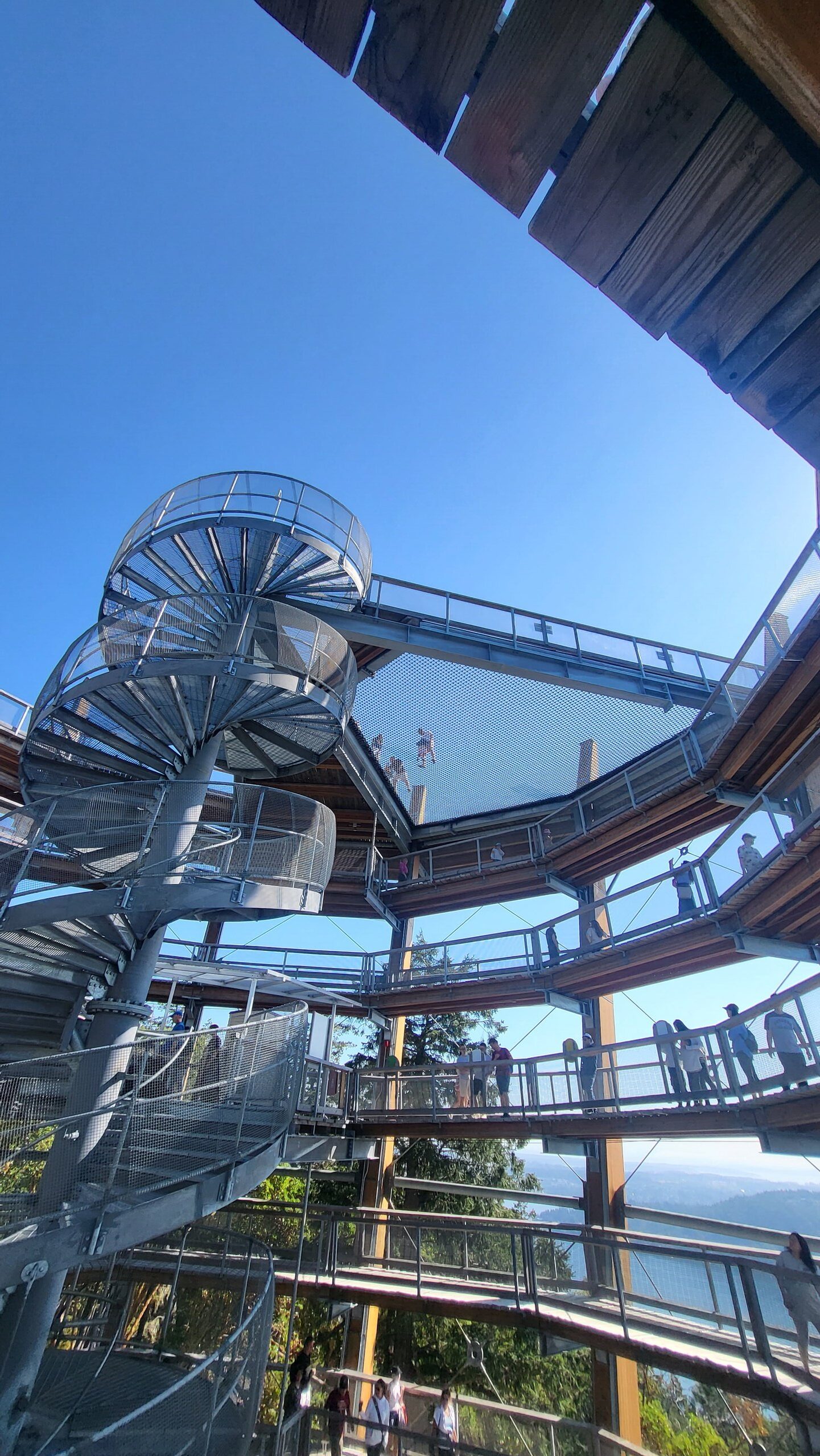Talesontrails Tour Spiral Stairs Wooden Structure Blue Sky E
