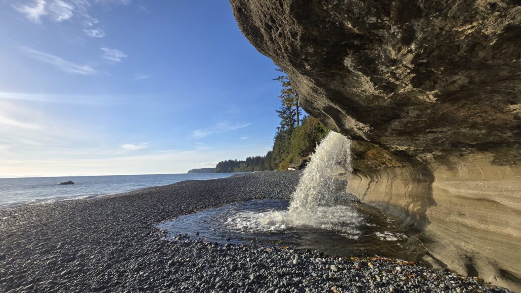 Talesontrails Tour Waterfall Rocky Beach Trees