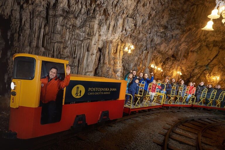 Todoinslovenia Tour Cave Train Tour Group