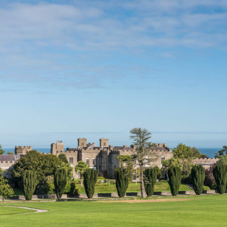 Touristy Tour Castle Green Lawn Ocean