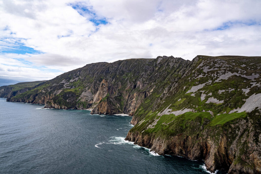 Touristy Tour Cliffs Ocean Green Hills