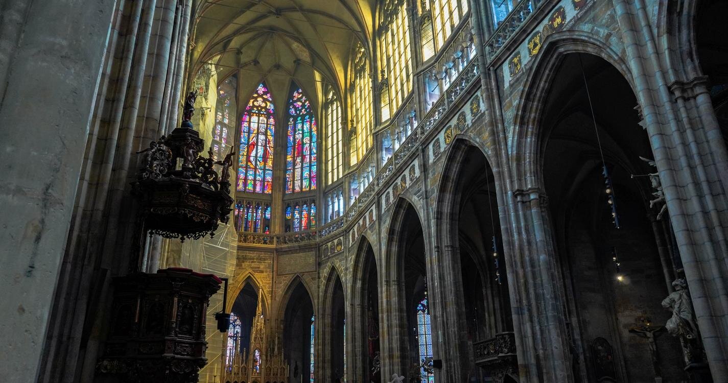 Tours Prague Tour Gothic Architecture Stained Glass Church