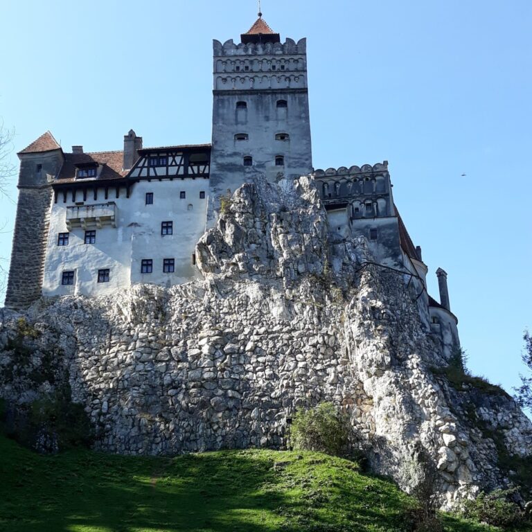 Transprotocol Tour Castle Rocky Cliff Blue Sky