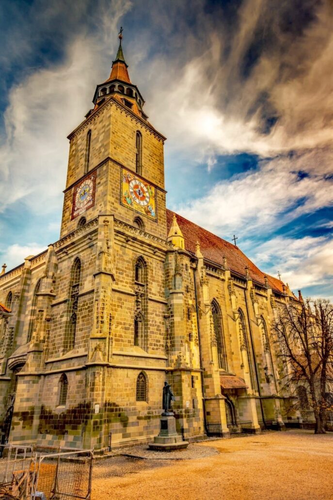 Transprotocol Tour Church Tower Stone Facade