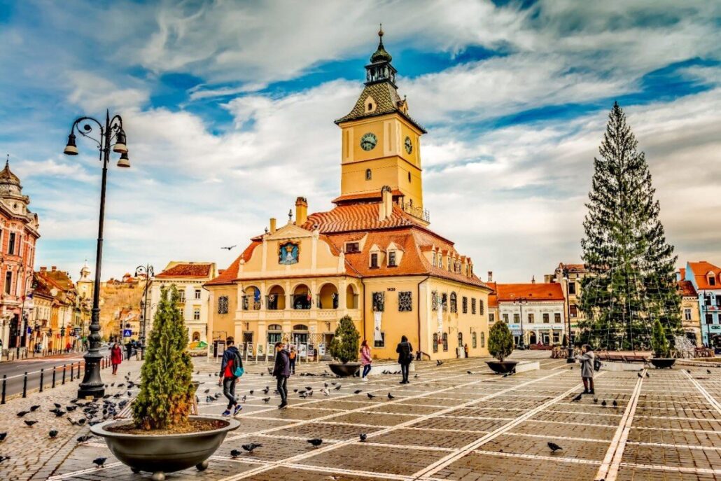 Transprotocol Tour Town Square Clock Tower Pigeons 